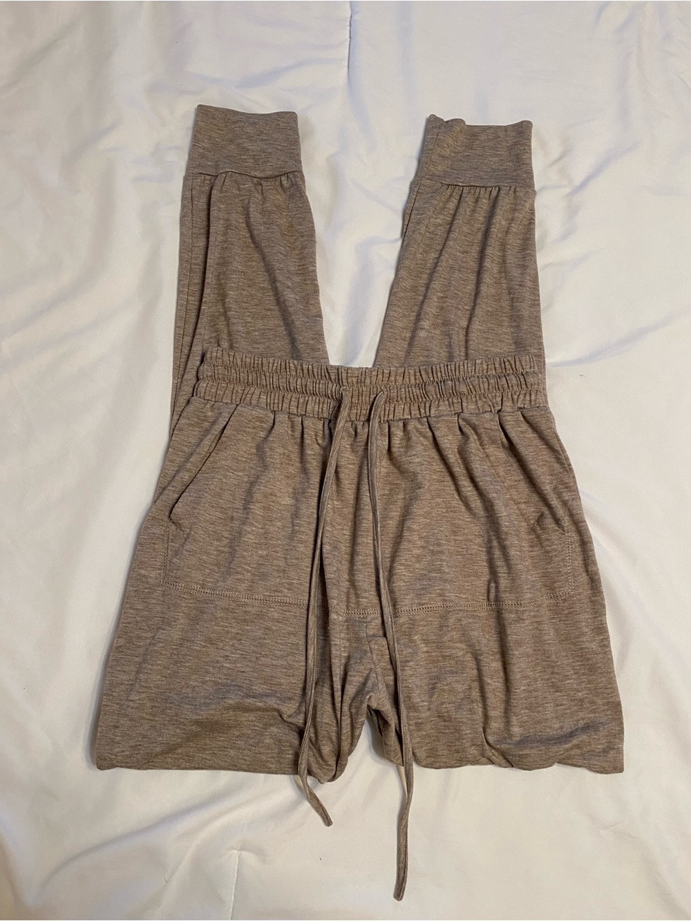 Woman’s Neutral Brown Drawstring Lounge Pants